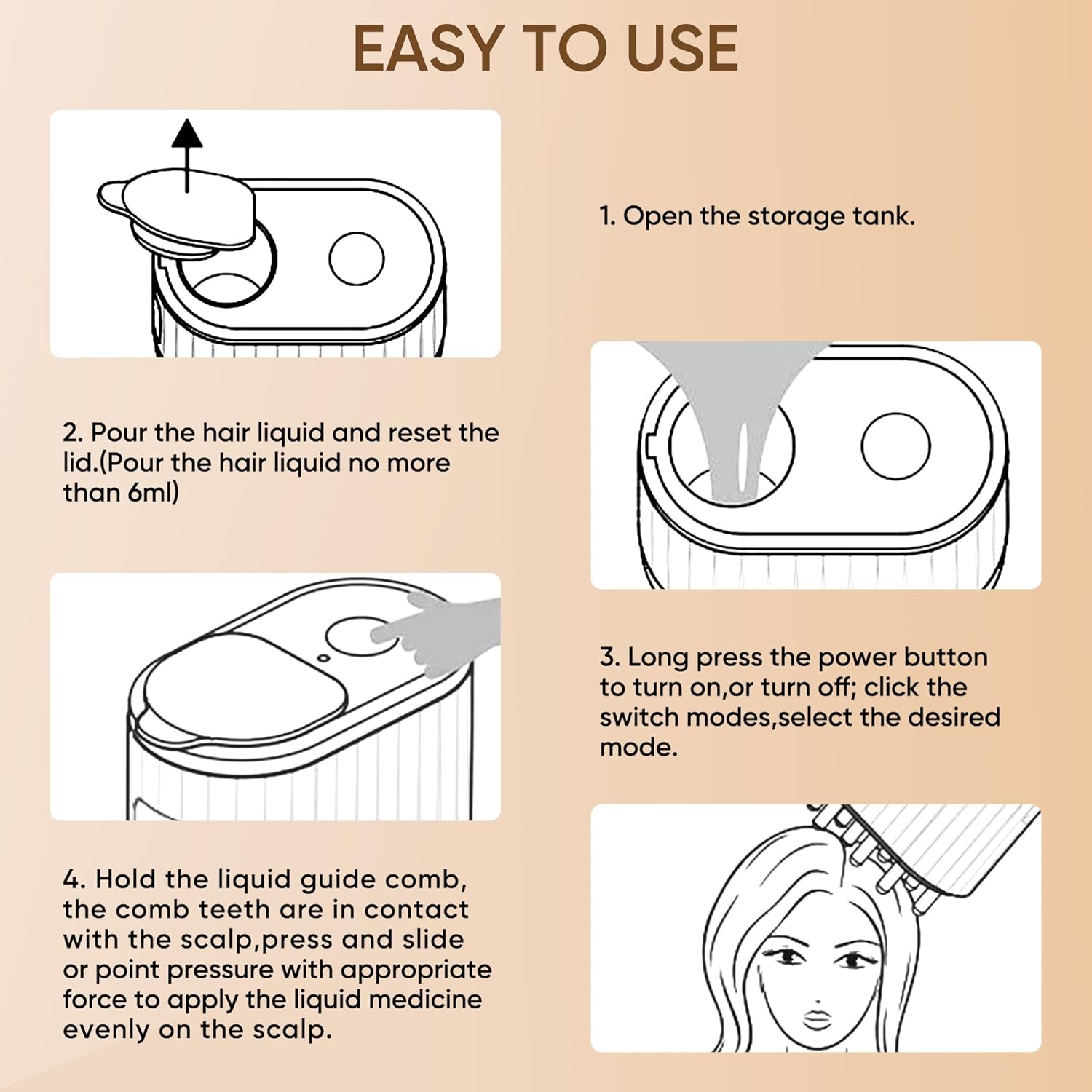Red Light Scalp Massager