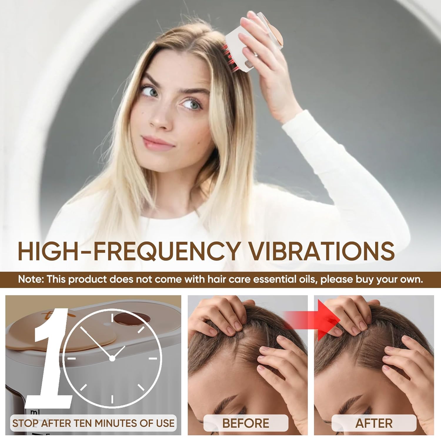 Red Light Scalp Massager