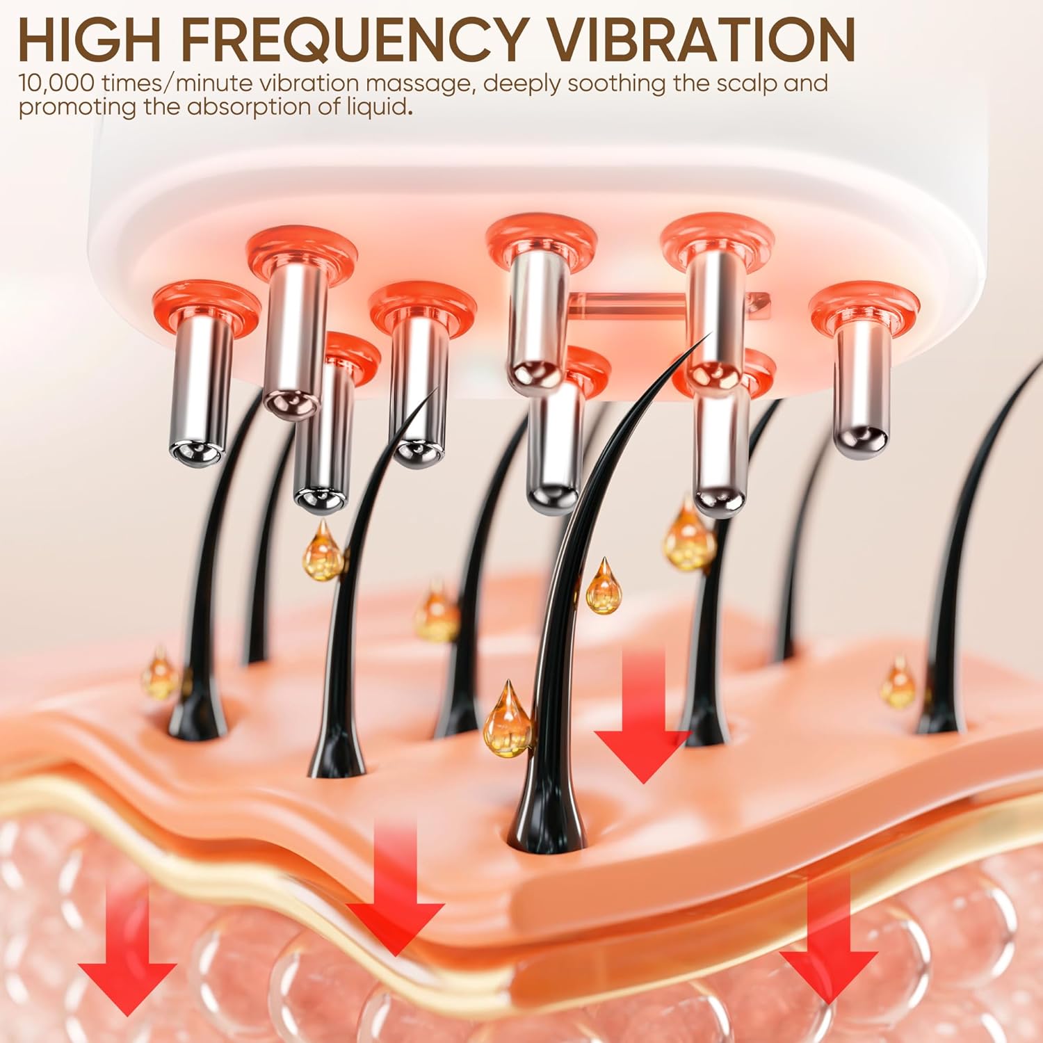 Red Light Scalp Massager