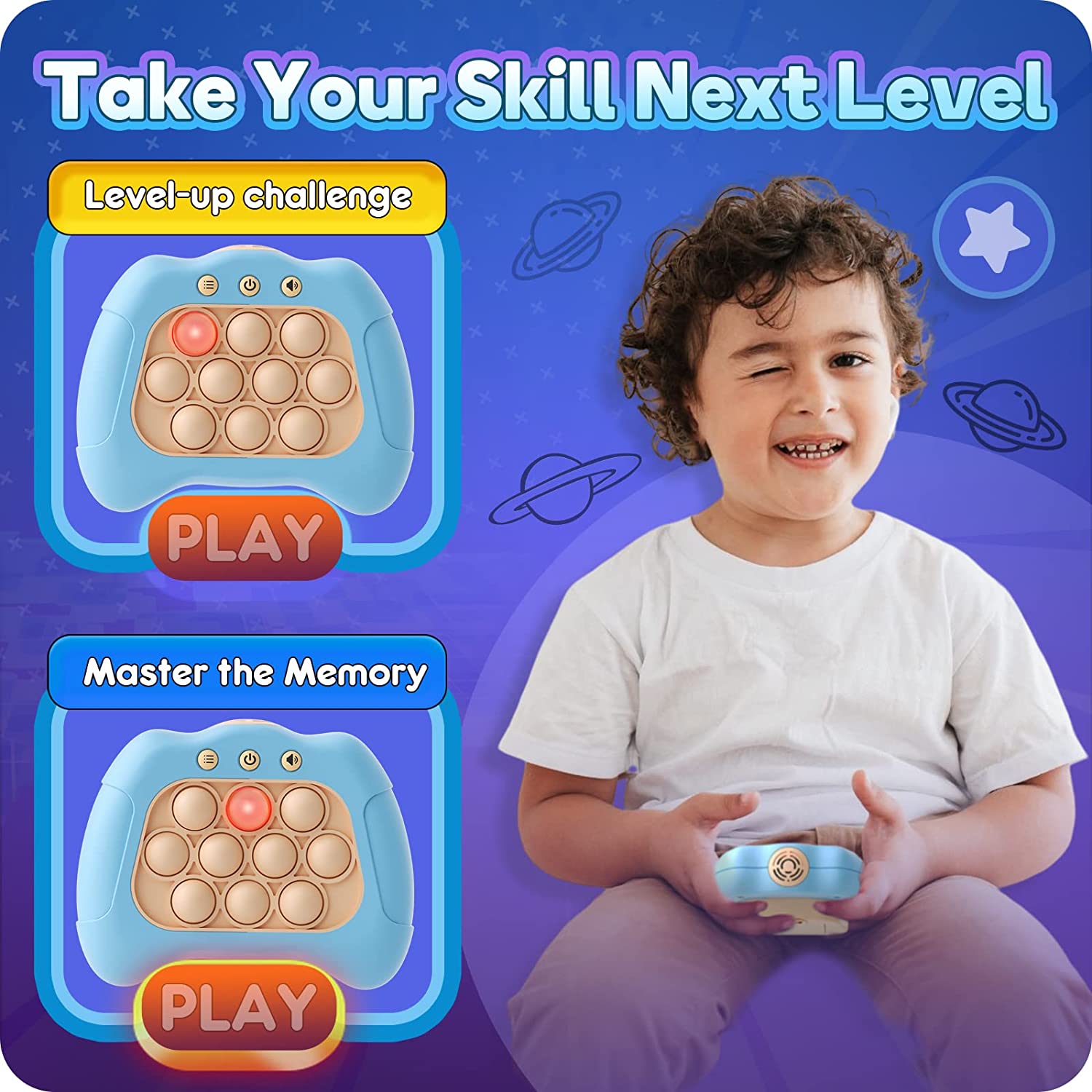Pop It Pro- Bubbles Light-up Game